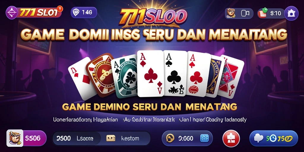 Tampilan gameplay seru dari 171SLOT dalam permainan Domino.