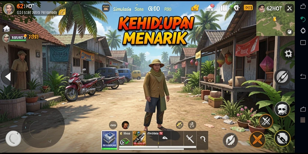 Tampilan screenshot 62HOT menampilkan gameplay menarik dalam dunia simulasi.