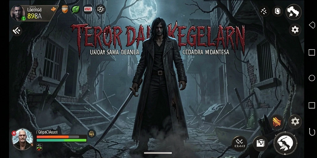 Screenshot dari gameplay 898A yang menegangkan di dunia kegelapan.