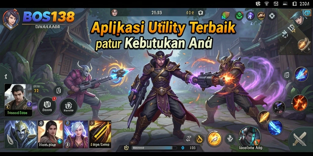 Tampilan antarmuka intuitif aplikasi Utility BOS138.