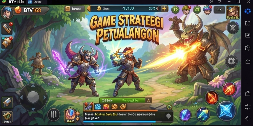 Tampilan gameplay BTV168 yang mendebarkan dan penuh strategi.