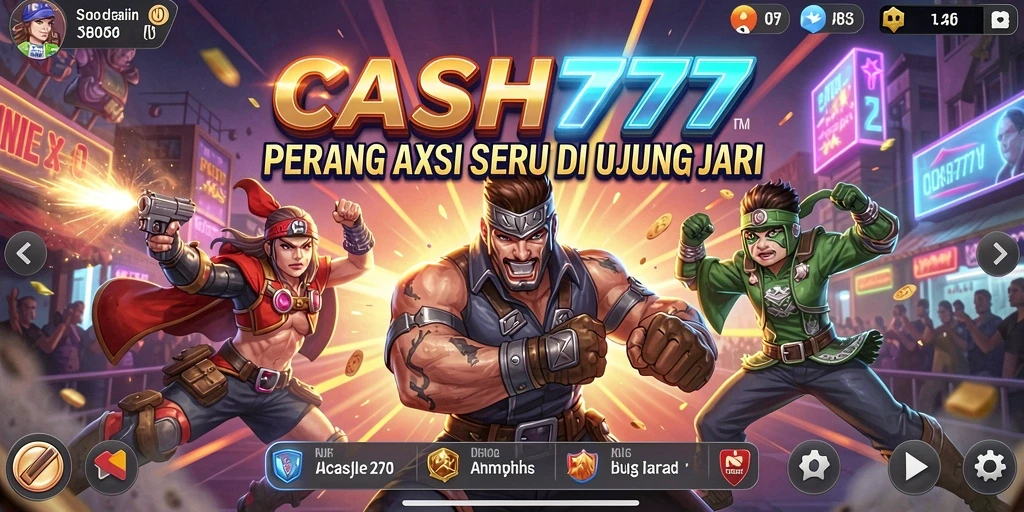 Tampilan seru gameplay CASH777 dengan aksi mendebarkan.