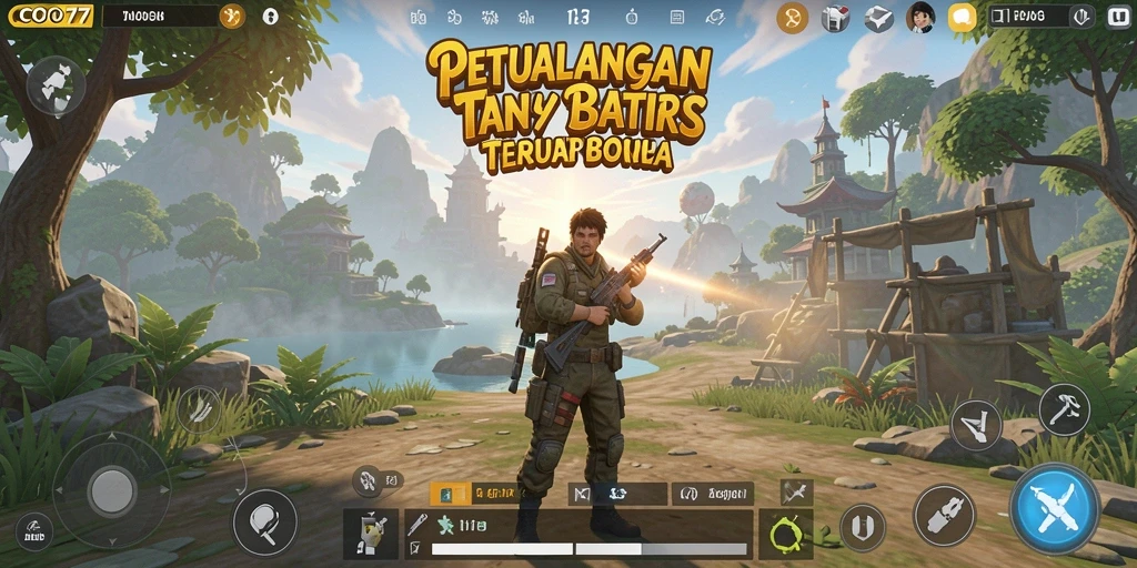 Gameplay seru di dunia terbuka COO77 yang penuh petualangan.