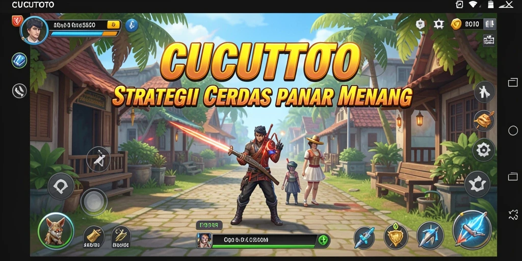 Gameplay seru CUCUTOTO dengan strategi yang menantang.