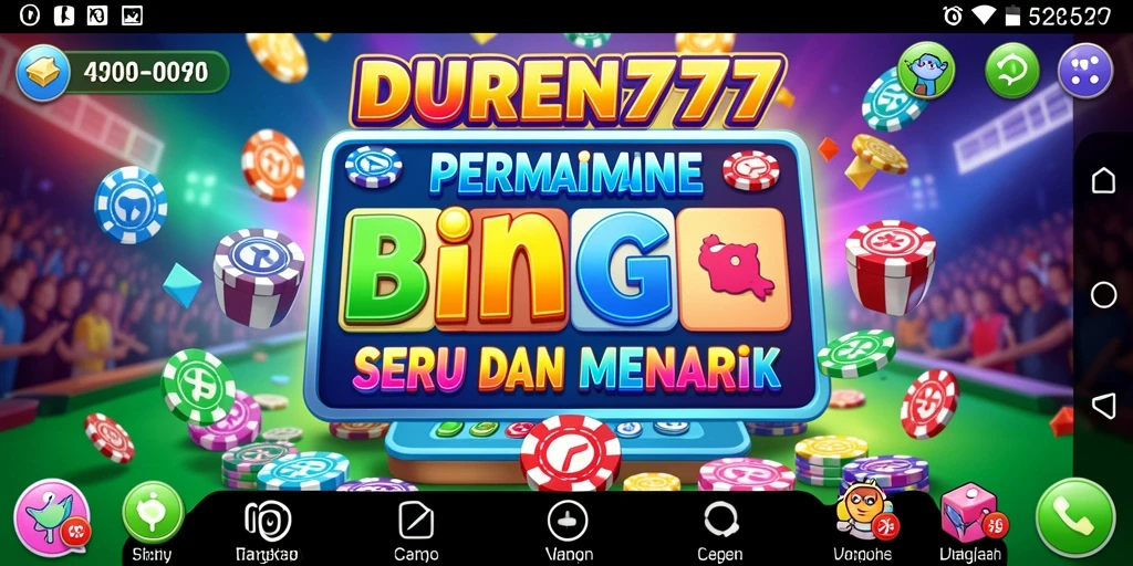 Tampilan menarik gameplay Bingo DUREN777 dengan fitur seru.