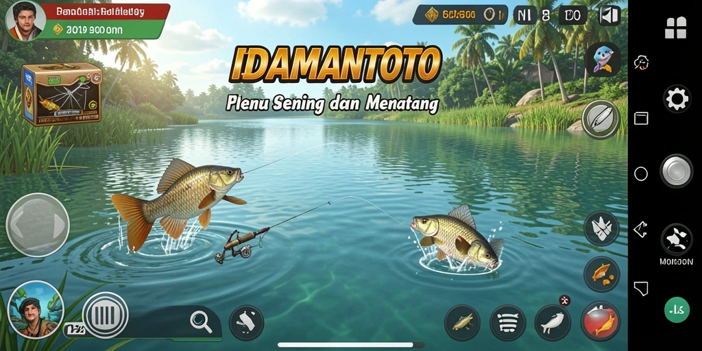 Tangkapan ikan yang mengesankan dalam gameplay IDAMANTOTO.