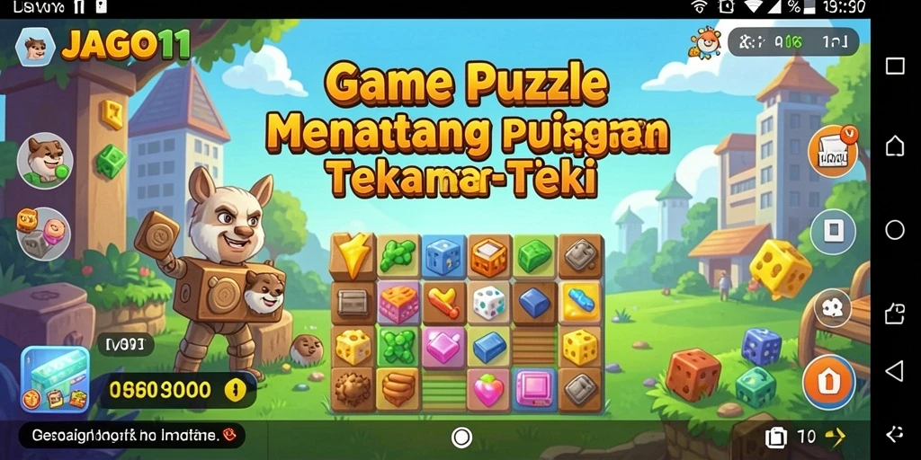 Tampilan gameplay menakjubkan dari JAGO11 dengan berbagai teka-teki yang menantang.