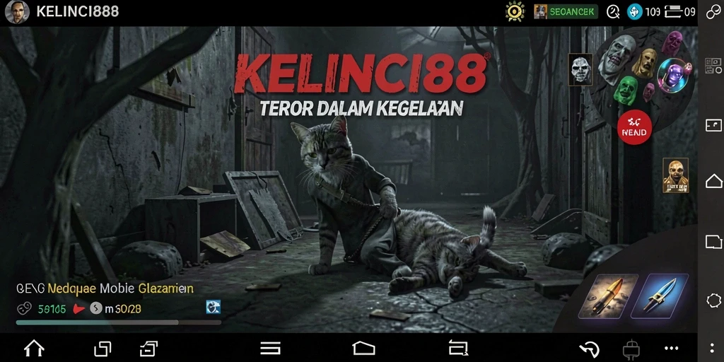 Tampilan gameplay KELINCI88 yang menegangkan dan mencekam.