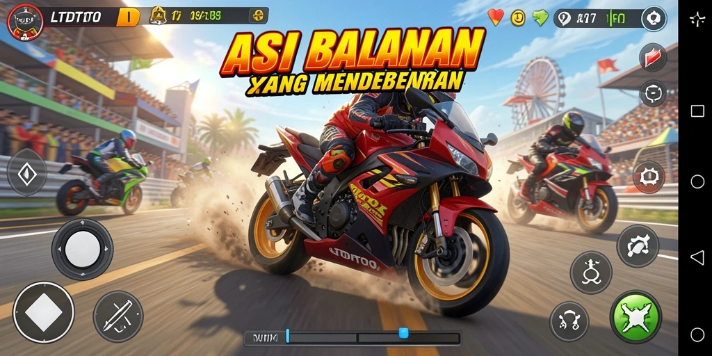 Tampilan menarik dari gameplay LTDTOTO yang mendebarkan.