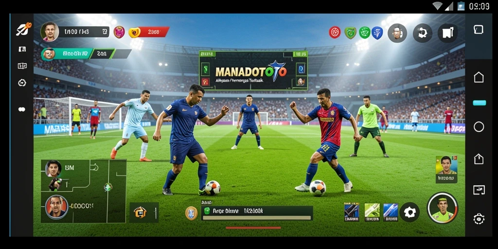 Tampilan gameplay seru dan dinamis dari MANADOTOTO.