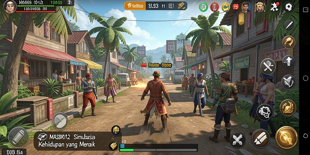 Tampilan gameplay menarik dalam game simulasi MASBRO12.