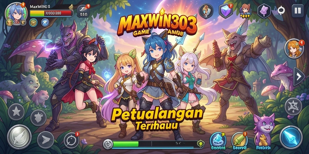Tampilkan karakter Anime dalam aksi seru di gameplay MAXWIN303.