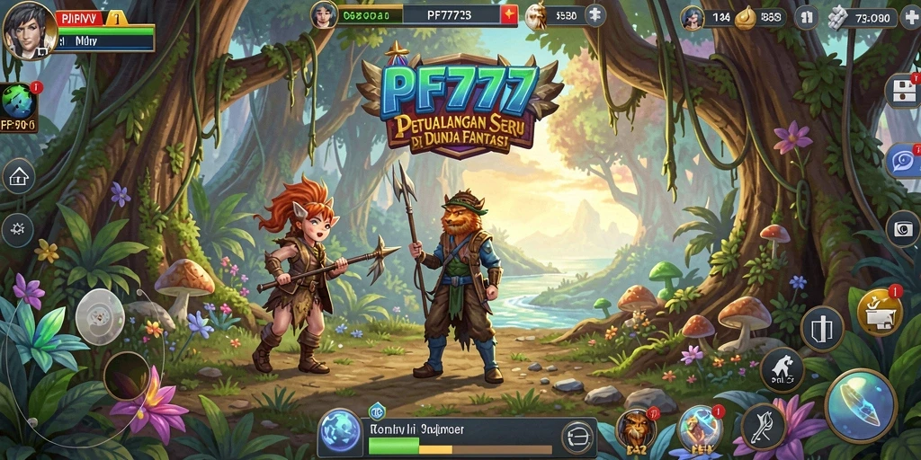 Tampilan gameplay <strong>PF777</strong> yang penuh aksi dan petualangan seru di dunia fantasi.