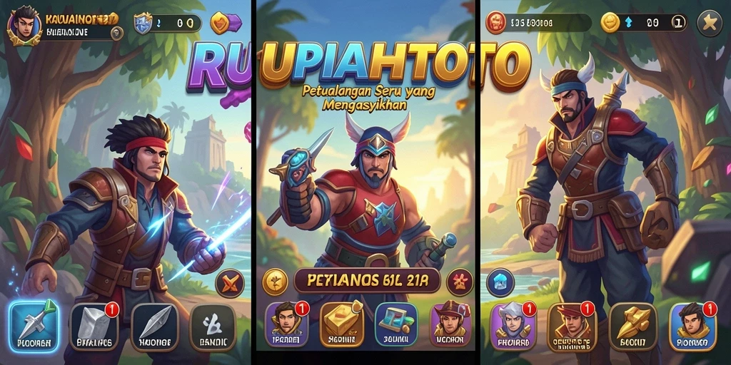Tangkapan layar gameplay RUPIAHTOTO menampilkan momen seru petualangan yang mengasyikkan.