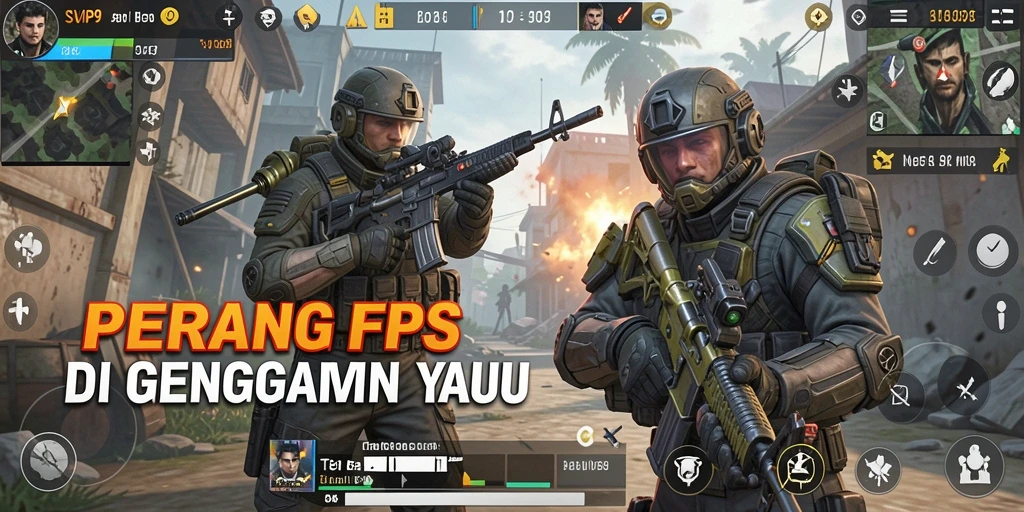 Tampilan gameplay mendebarkan dari SVIP9 yang penuh aksi.